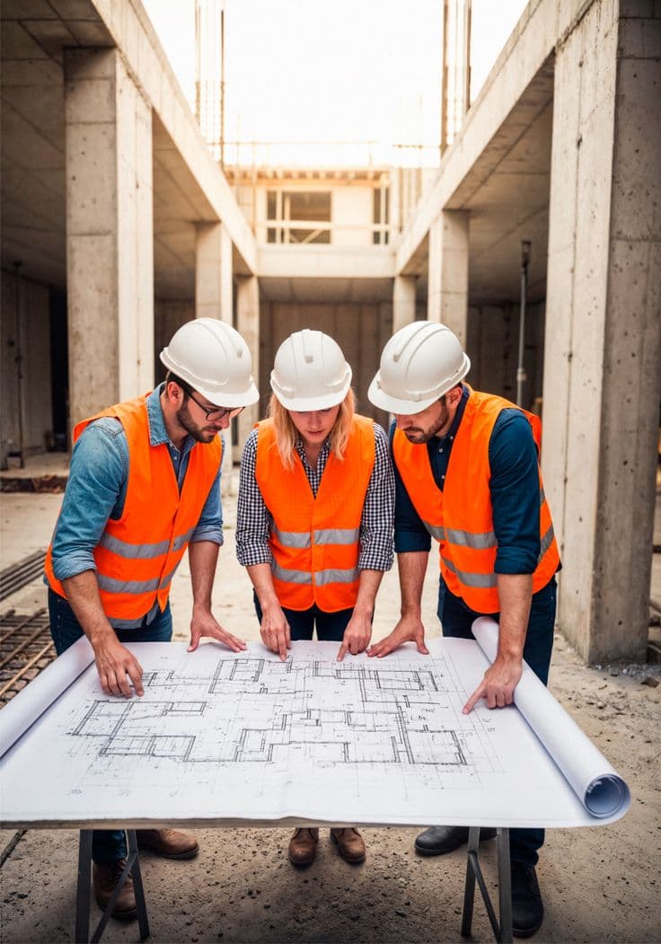 Gebäude im Rahmen eines Sanierungs- und Modernisierungsprojekts